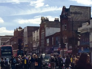 Camden market, London.