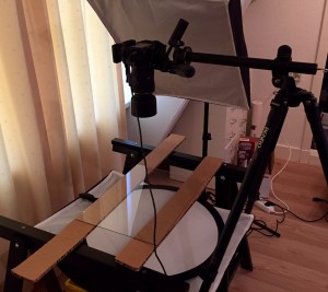 transmitted light set up